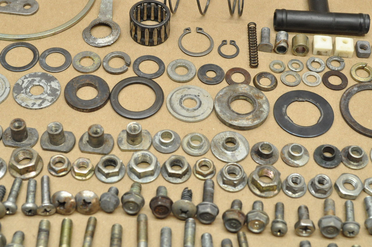 Vtg OEM Honda 1983 ATC200 E Big Red Screw Bolt Washer Nut Collar Hardware Lot