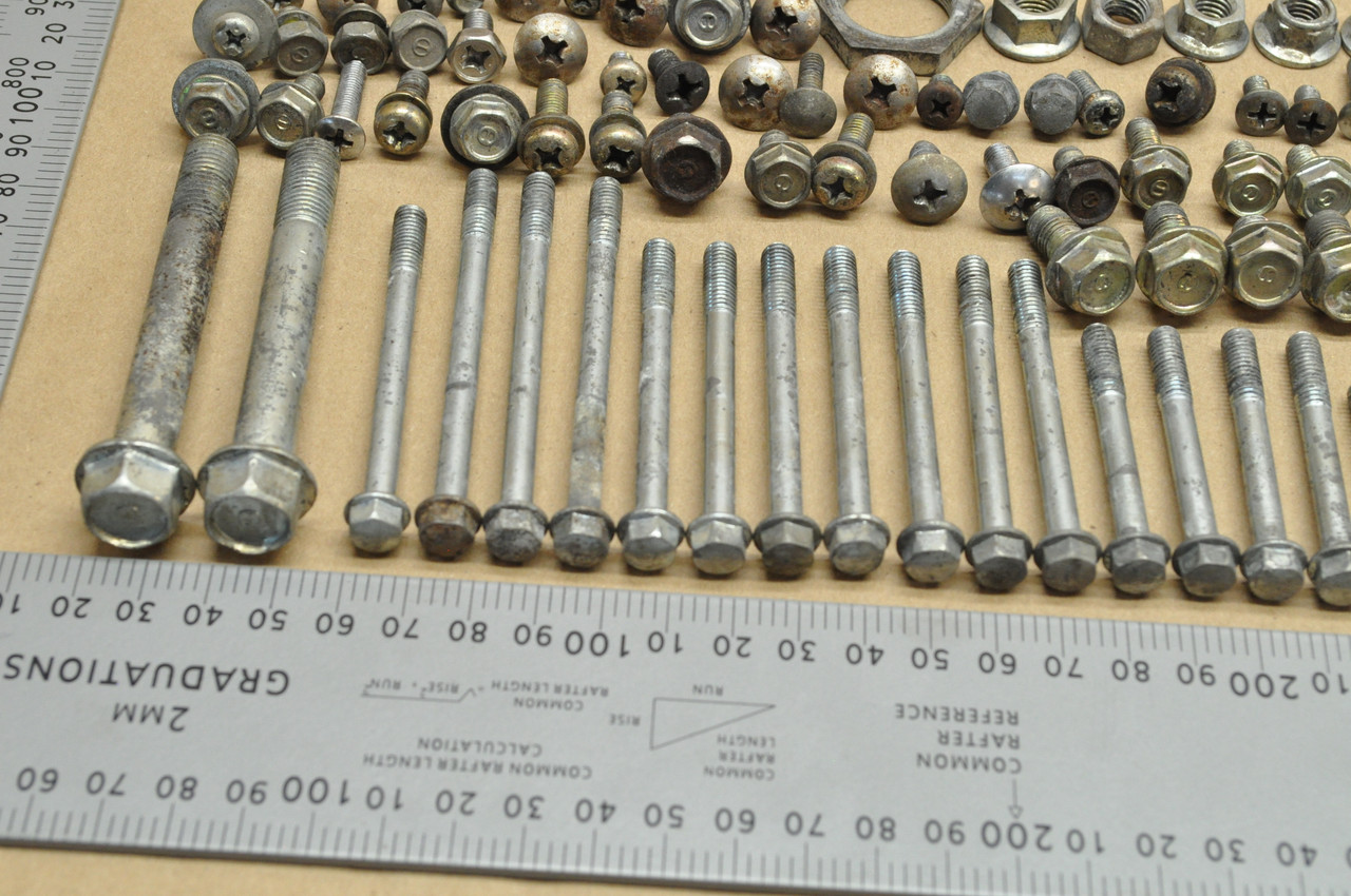 Vtg OEM Honda 1983 ATC200 E Big Red Screw Bolt Washer Nut Collar Hardware Lot