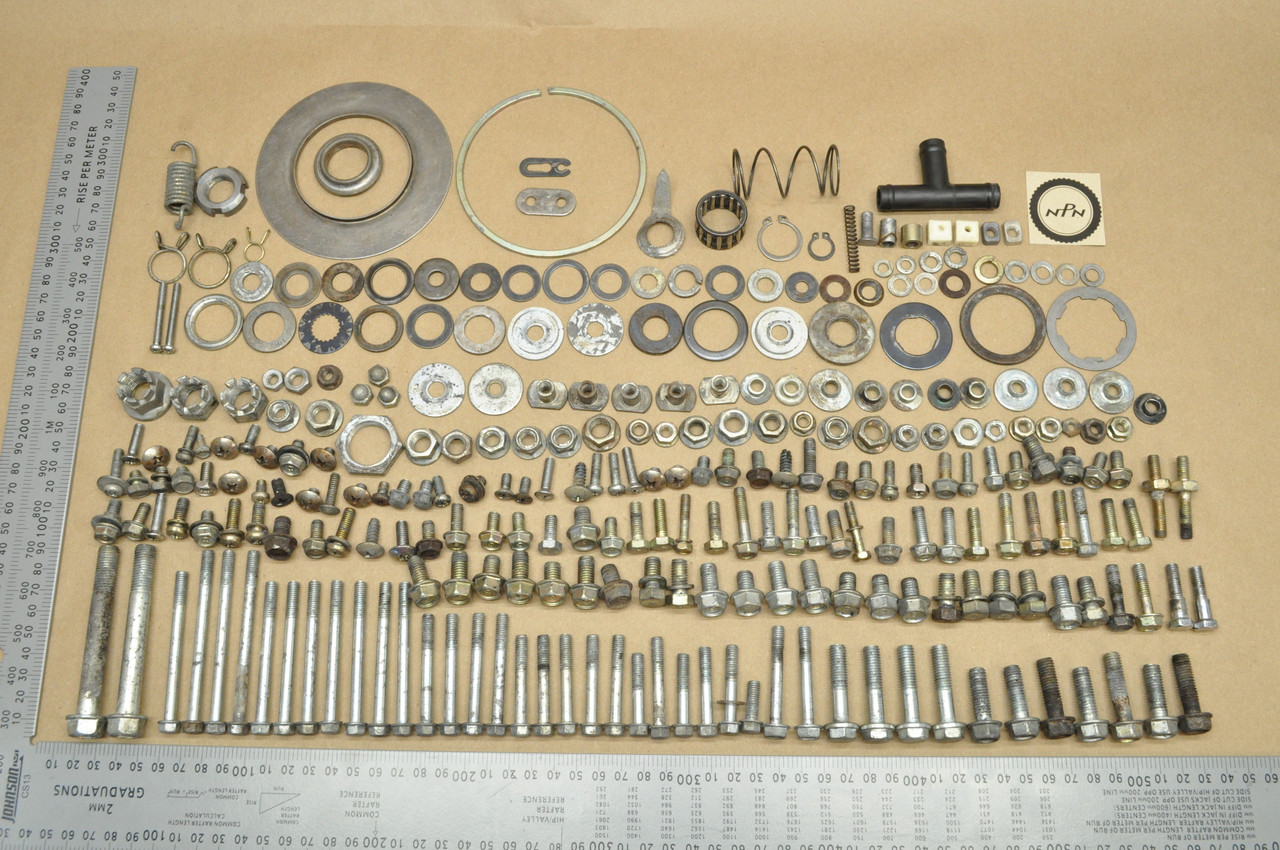 Vtg OEM Honda 1983 ATC200 E Big Red Screw Bolt Washer Nut Collar Hardware Lot