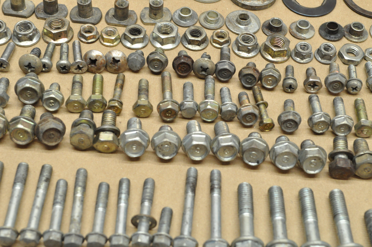 Vtg OEM Honda 1983 ATC200 E Big Red Screw Bolt Washer Nut Collar Hardware Lot