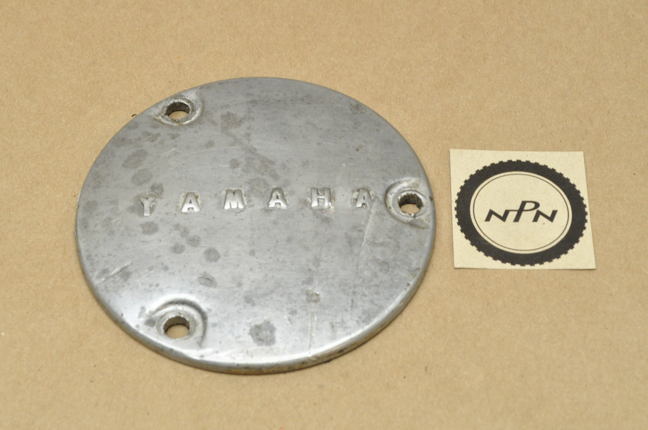 Vintage OEM Yamaha TD1 YM1 YDS3 Left Side Crank Case Stator Magneto Cover 156-15415-00