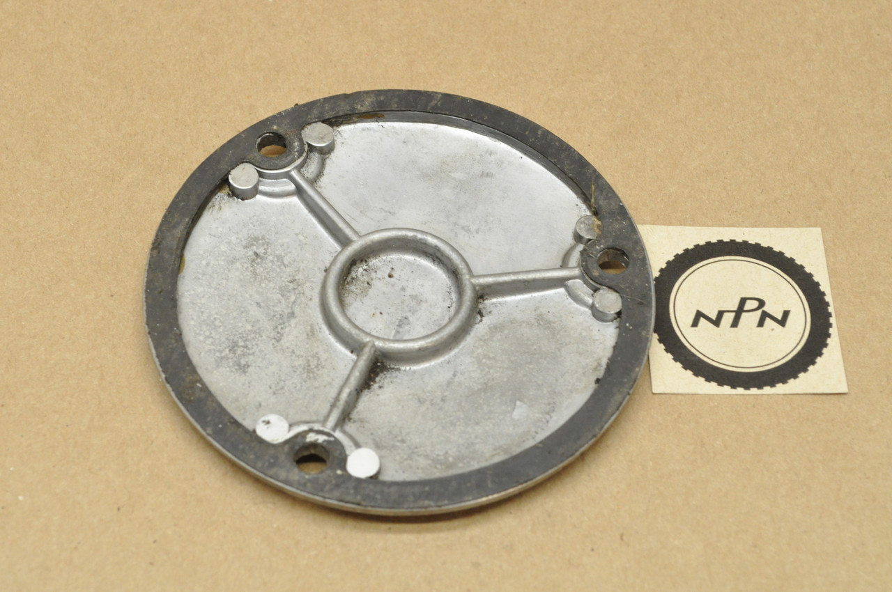 Vintage OEM Yamaha TD1 YM1 YDS3 Left Side Crank Case Stator Magneto Cover 156-15415-00