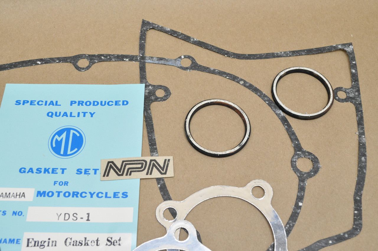 NOS Yamaha YDS1 MC Japan Complete Engine Gasket Kit