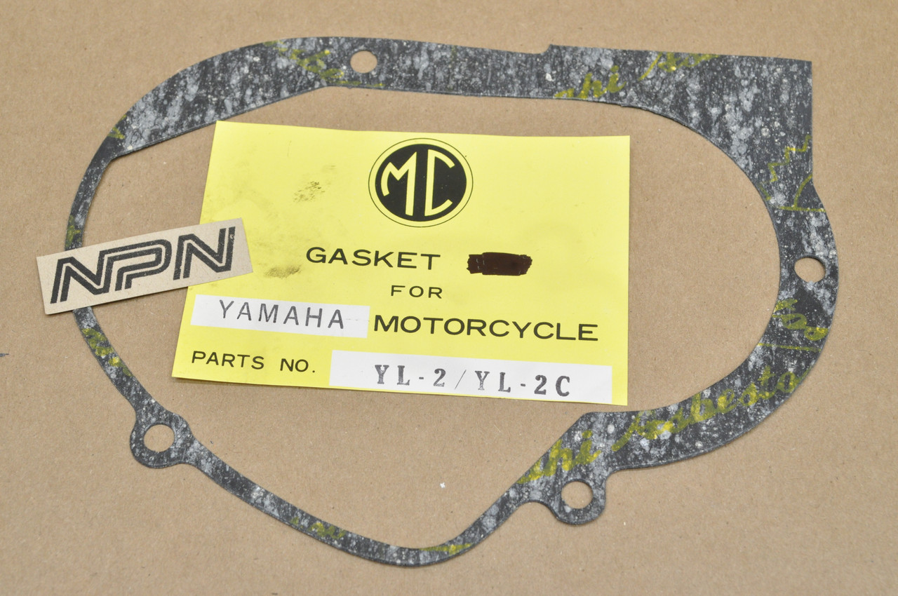 NOS Yamaha 1969-70 L5T 1967 YL2 1968 YLCM Carburetor Cover Gasket 164-15453-00