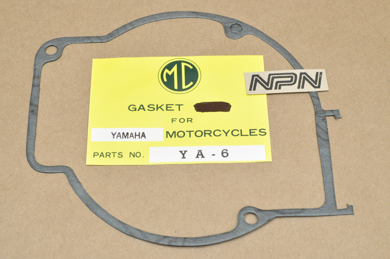 NOS Yamaha 1964-66 YA6 MC Carburetor Cover Gasket 137-15453-01