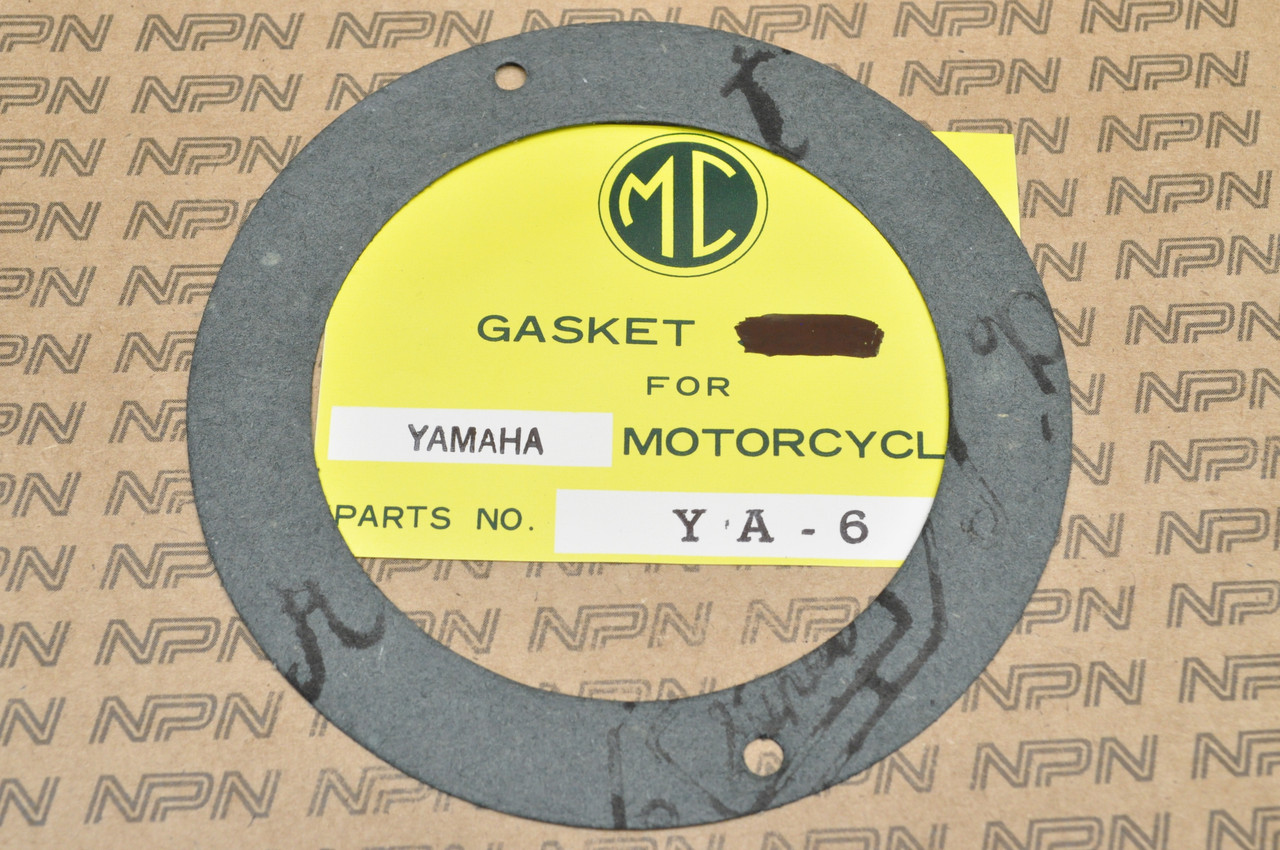 NOS Yamaha 1964-66 YA6 MC Crank Oil Seal Housing Gasket 137-15369-00