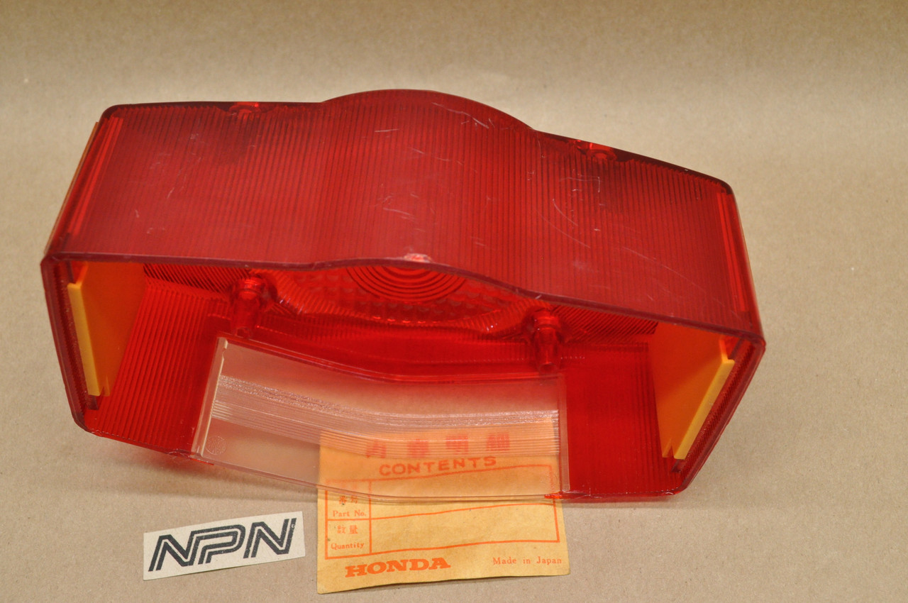 NOS Honda CB400 CB550 CB750 GL1000 Gold Wing Tail Light Lens 33702-341-003