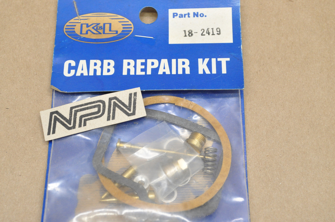 NOS Honda CB450 CL450 K1-K4 K&L Carburetor Carb Repair Rebuild Kit 18-2419