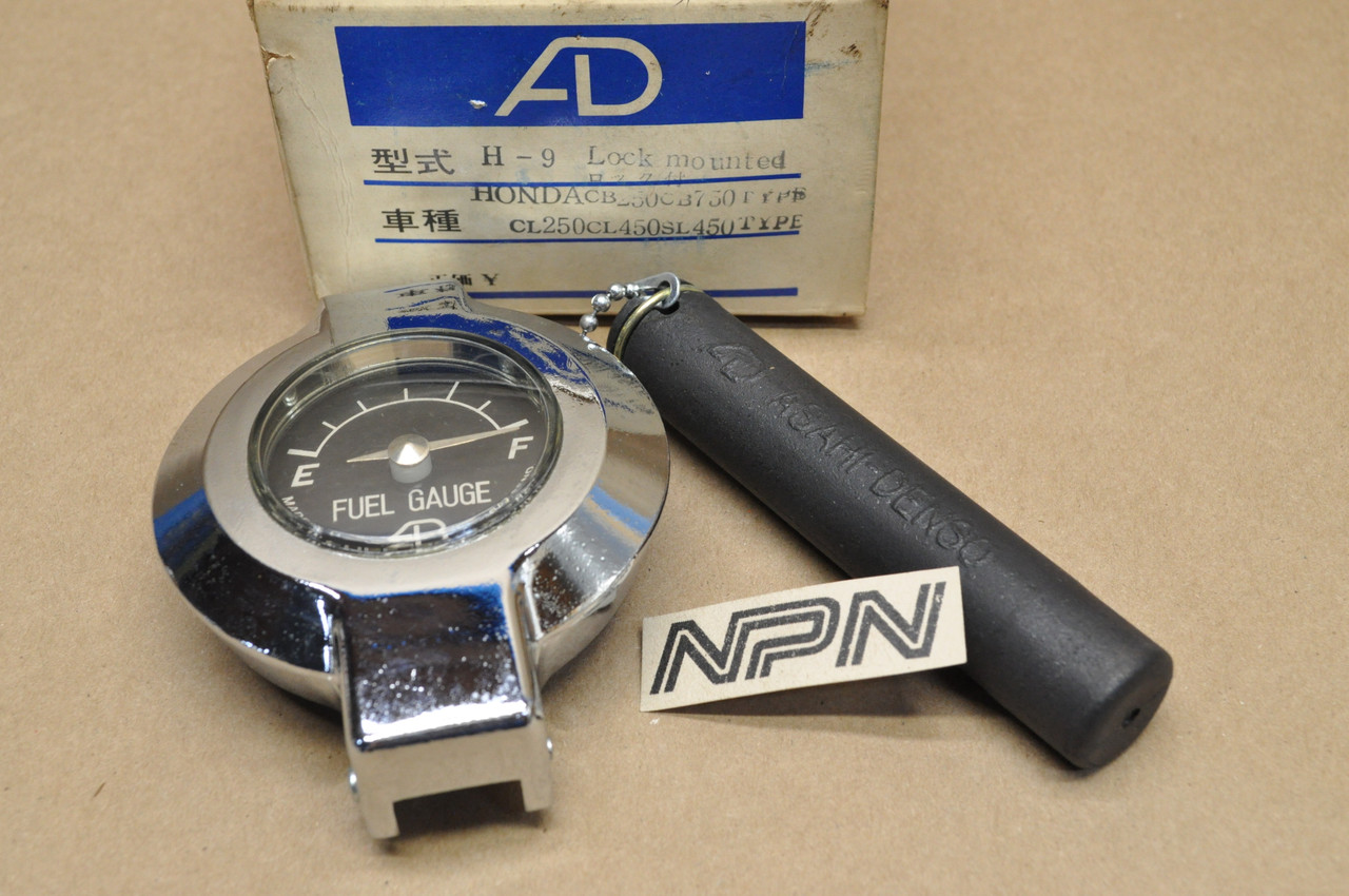 NOS Honda CB350 CB450 CB500 CB750 CL350 CL450 AD Fuel Gas Tank Cap w/ Gauge H-9
