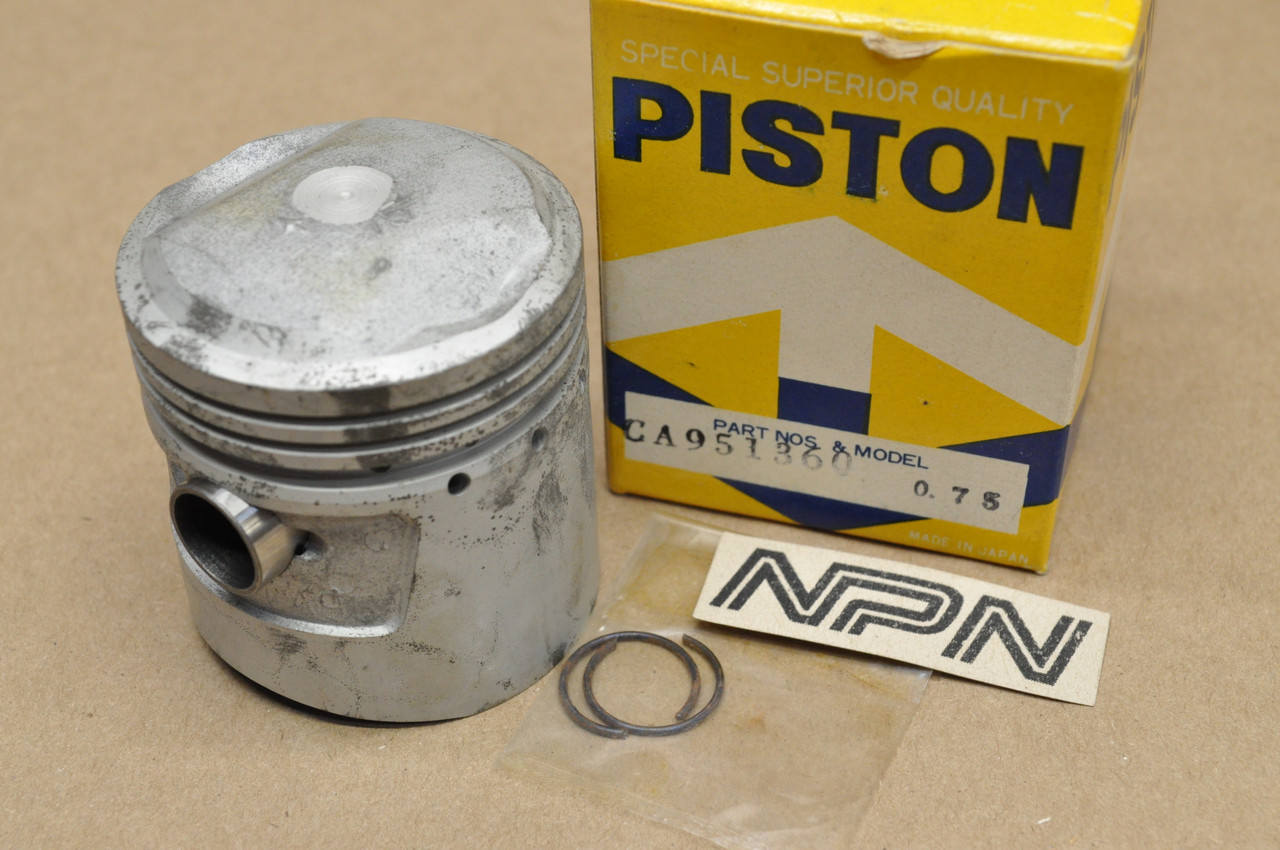 NOS Honda CA95 MC Sakura .75 Oversize Piston, Pin & Clips 13104-206-000
