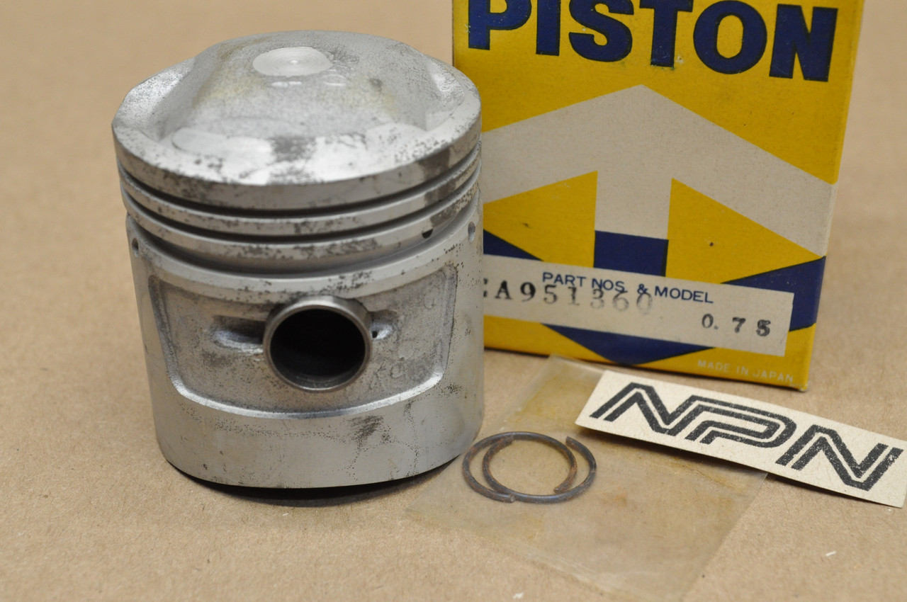 NOS Honda CA95 MC Sakura .75 Oversize Piston, Pin & Clips 13104-206-000