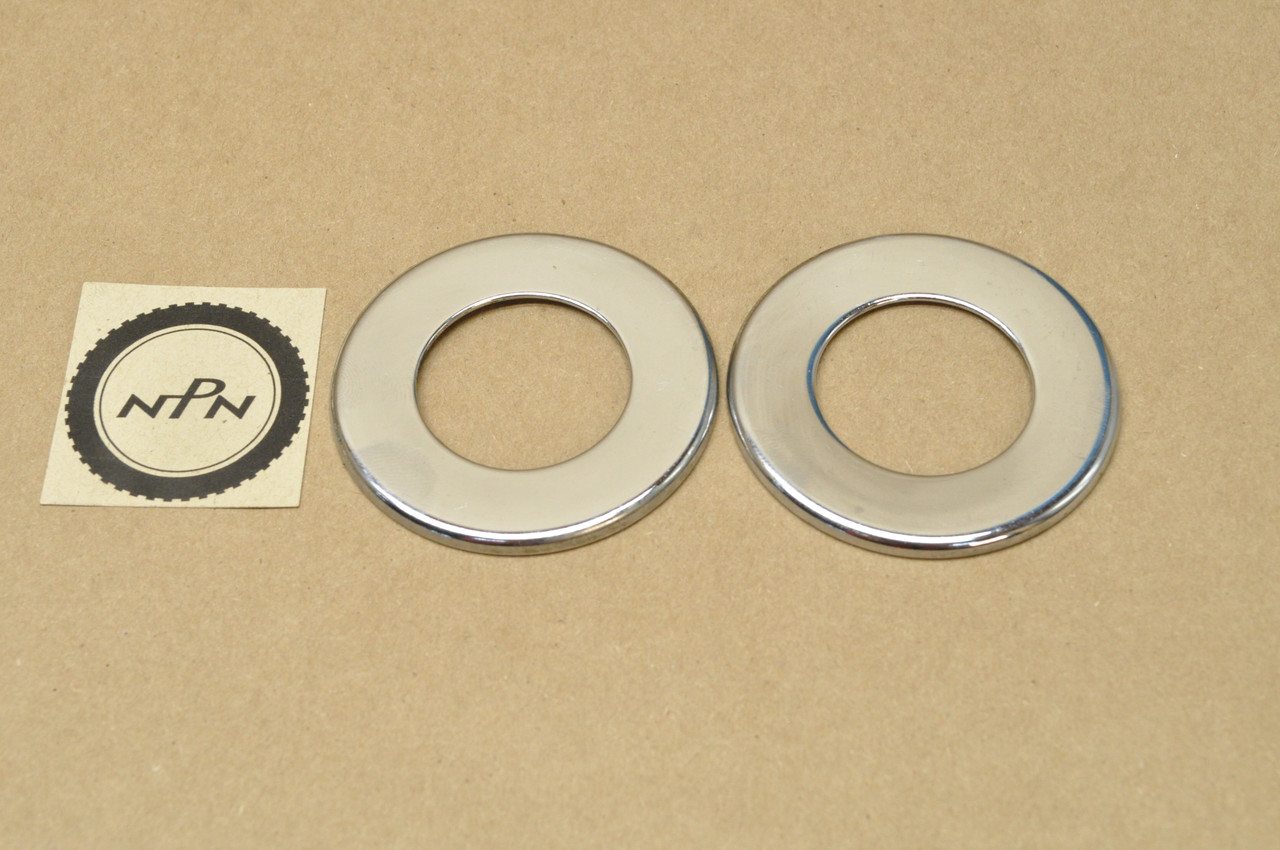 Vintage OEM Yamaha 1965-66 YDS3 YM1 Fork Cover Lower Ring Guide Qty2 156-23116-00