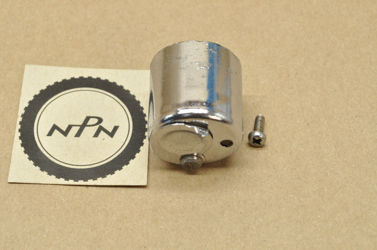 Vintage OEM Honda CB77 CB72 CL77 CL72 Chrome Lock Cover 53215-230-000