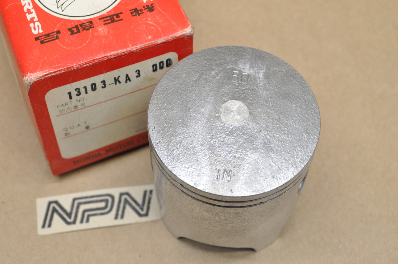 NOS Honda 1980-81 CR125 R Elsinore Piston .50 Oversize 13103-KA3-000