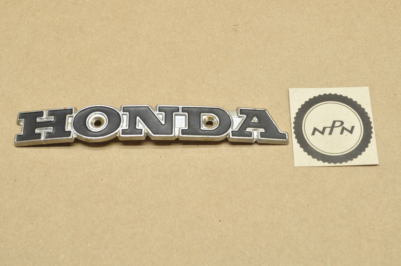 Vintage OEM Honda ATC90 K0 Fuel Gas Tank Left Emblem Badge A 87123-918-000