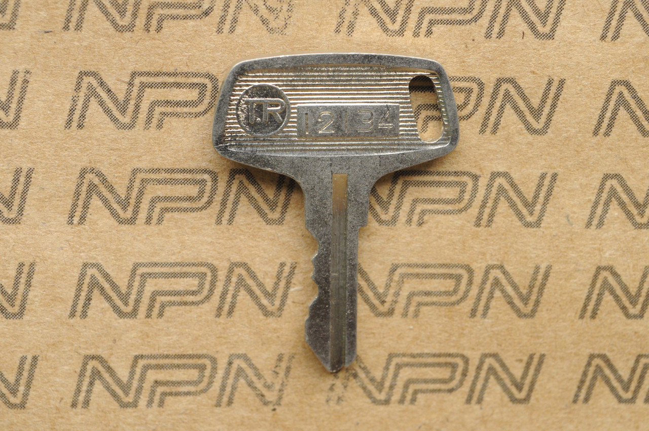 NOS Suzuki Motorcycle Double Groove Ignition Lock Key #12134