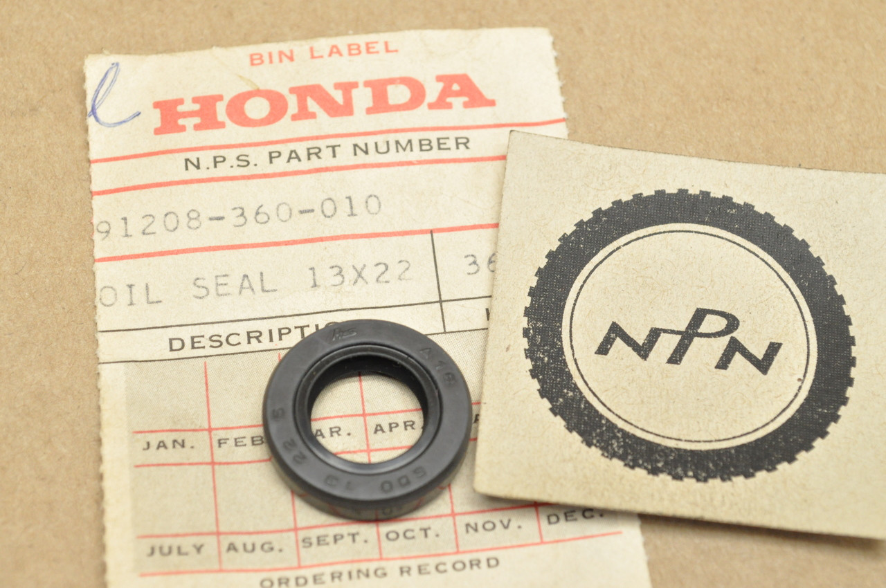 NOS Honda CR125 M MR175 MT125 Elsinore Clutch Lever Oil Seal 91208-360-010