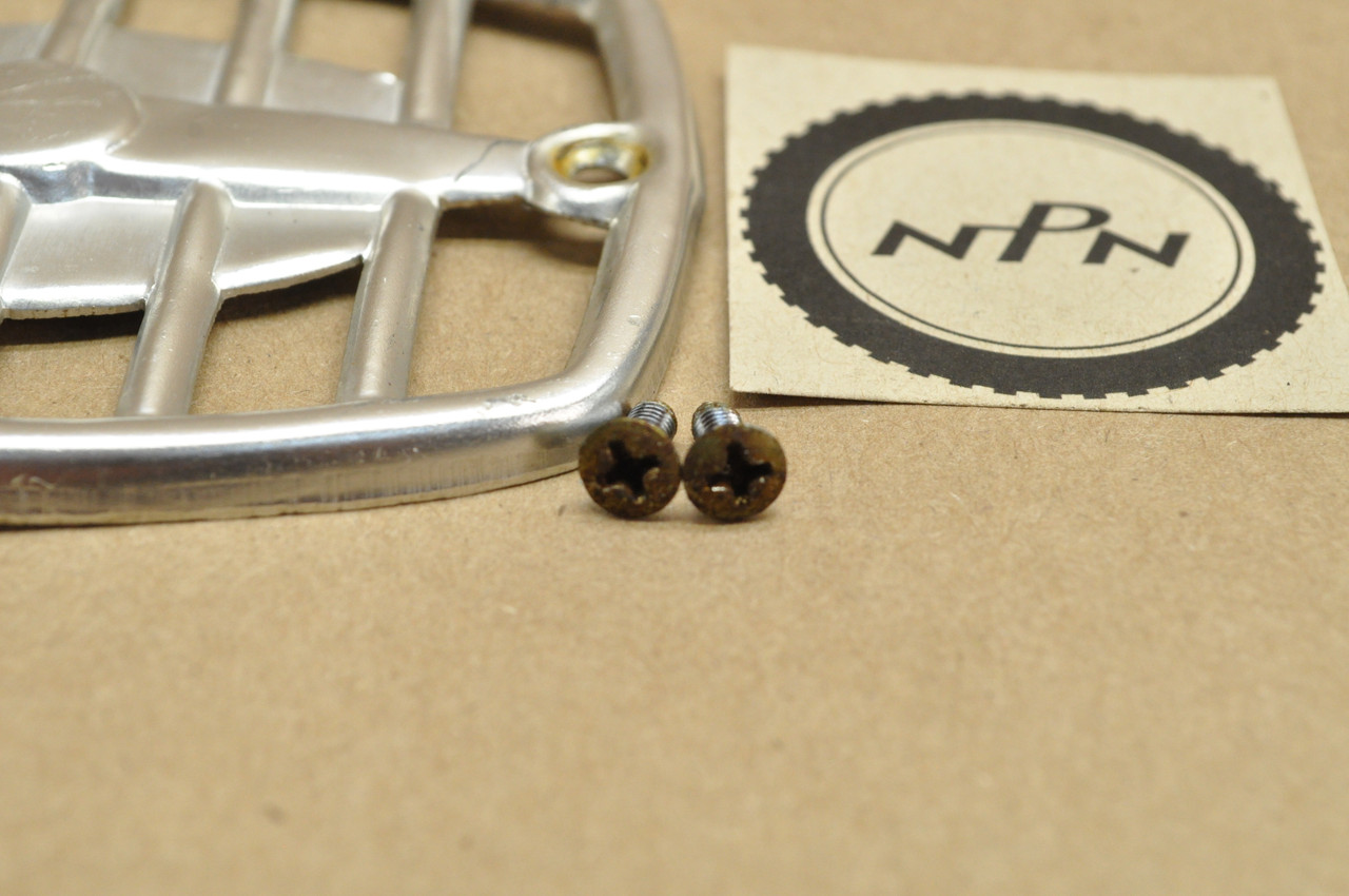 Vtg OEM Honda C100 C102 C105 T Front Fork Horn Cover Grille 61311-001-000