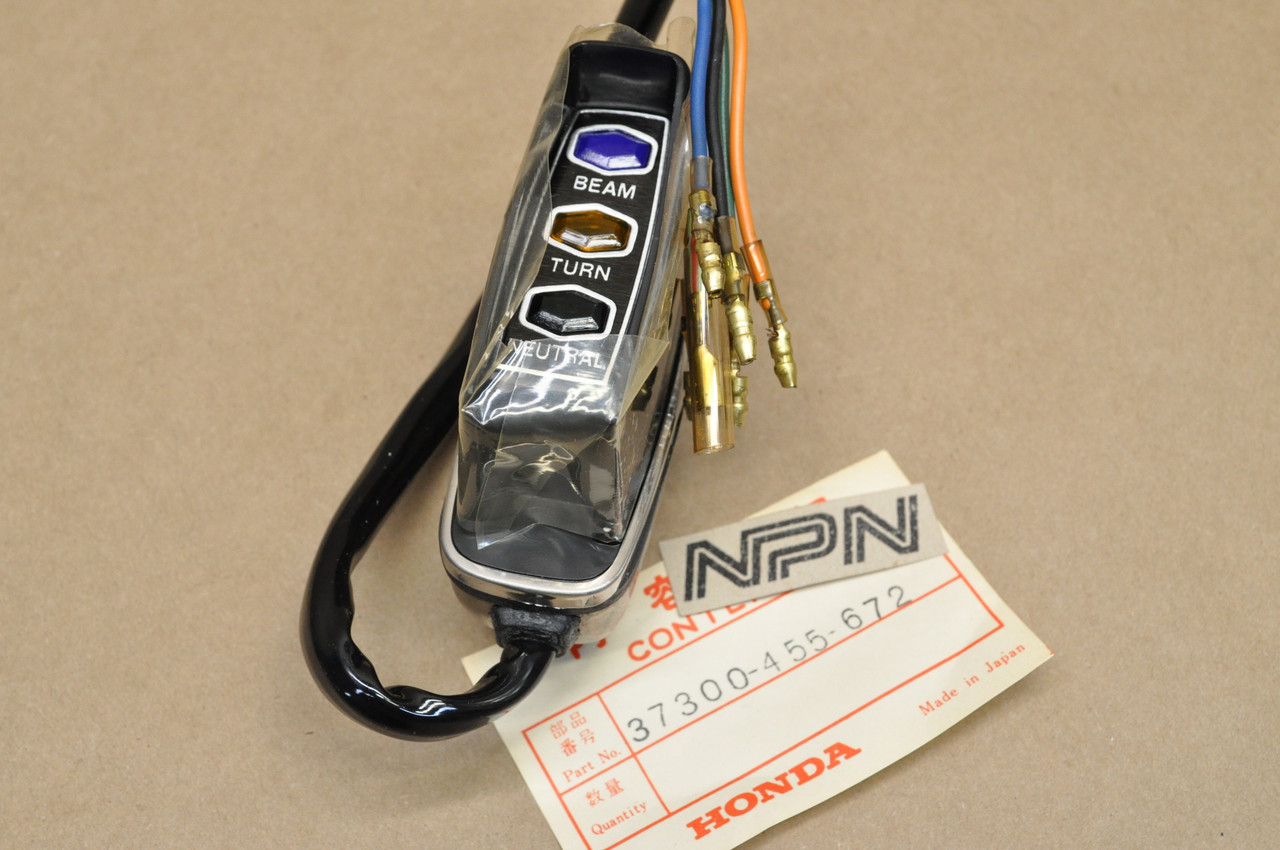 NOS Honda CB350 G CB450 K6-K7 Pilot Lamp Light Box 37300-455-672