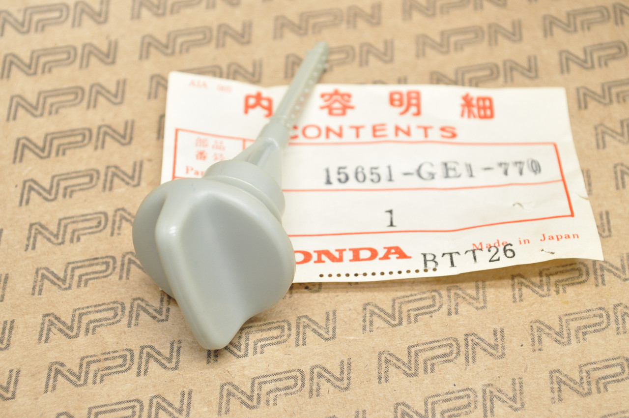 NOS Honda CH80 Elite 80 Engine Oil Level Dip Stick 15651-GE1-770