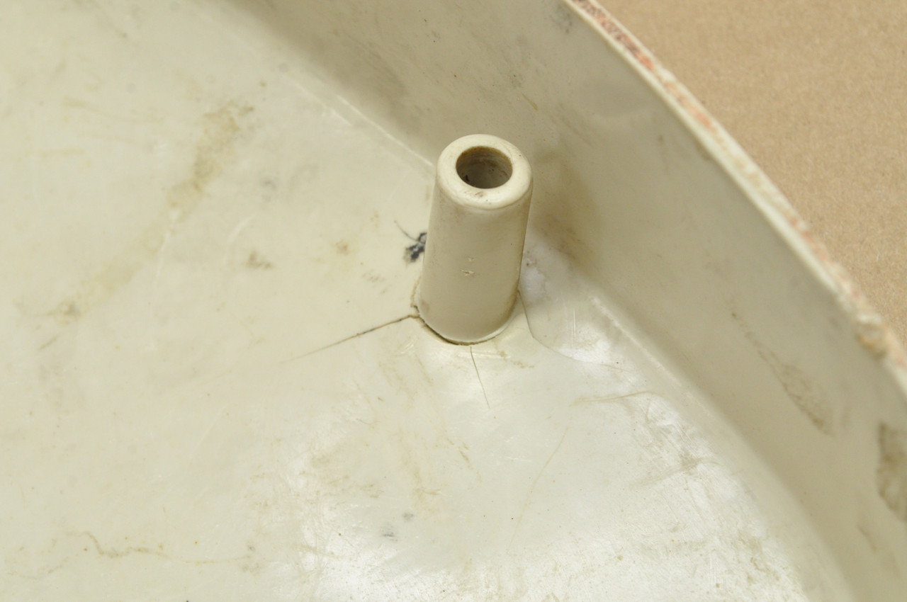 Vtg OEM Honda C100 C102 CM91 Battery Box Right Side Cover White AS IS 83600-003-010 A