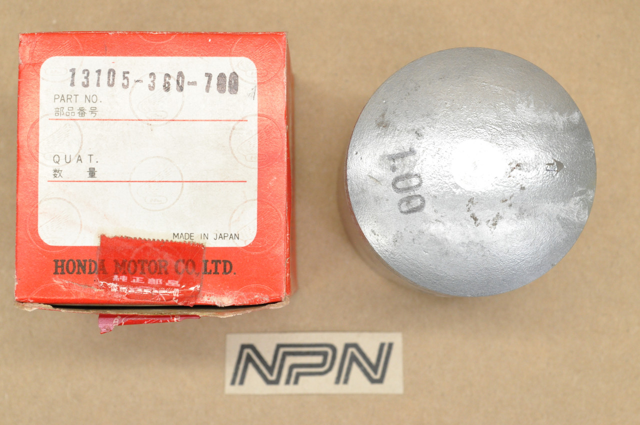 NOS Honda 1974-76 CR125 M Elsinore 1.00 Oversize Piston 13105-360-700