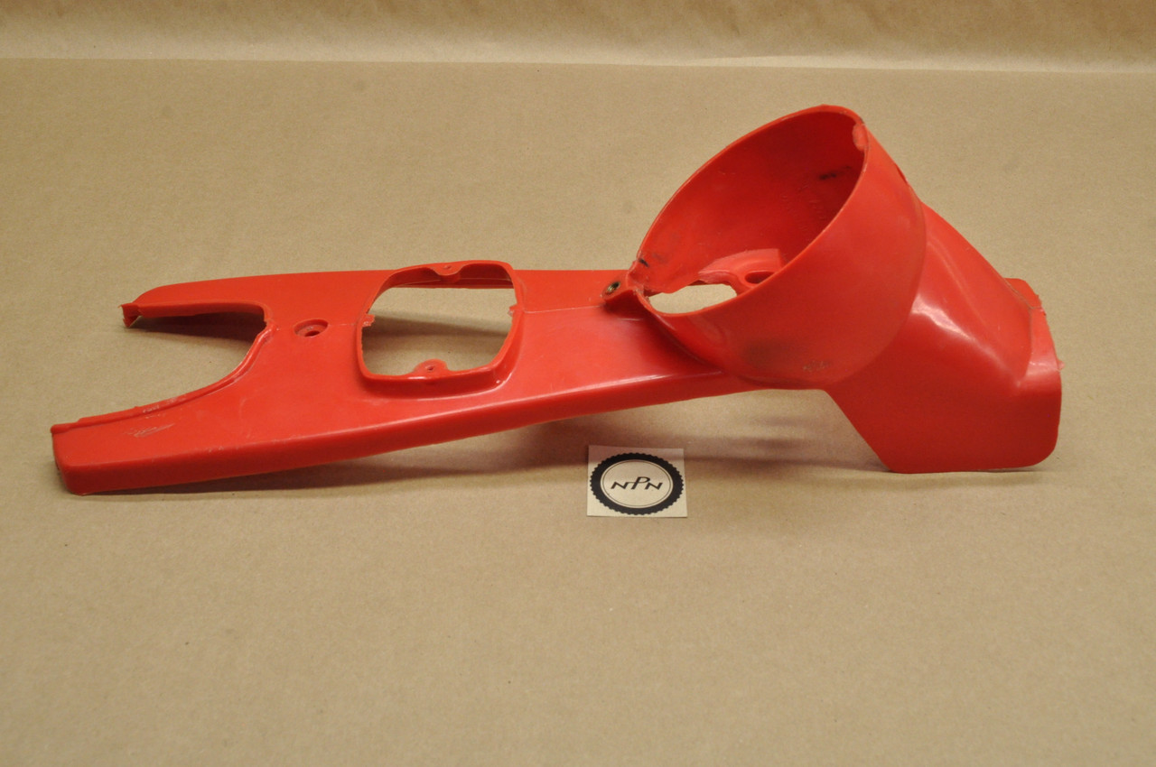 Vtg OEM Honda C100 C102 C105 T Headlight Bucket Case Cover in Red 61301-001-020 C