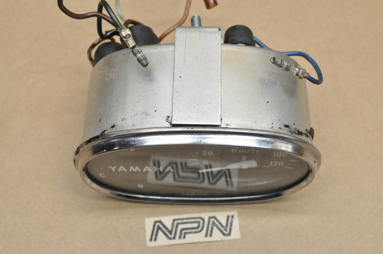 NOS Yamaha YL1 Twinjet Speedometer KMH Odometer Meter Gauge 132-83510-41