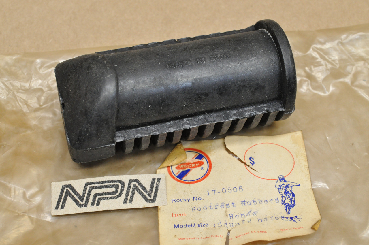 NOS Honda NC50 SL175 SL350 SL70 Z50 Rocky Foot Peg Step Rubber 50661-312-000