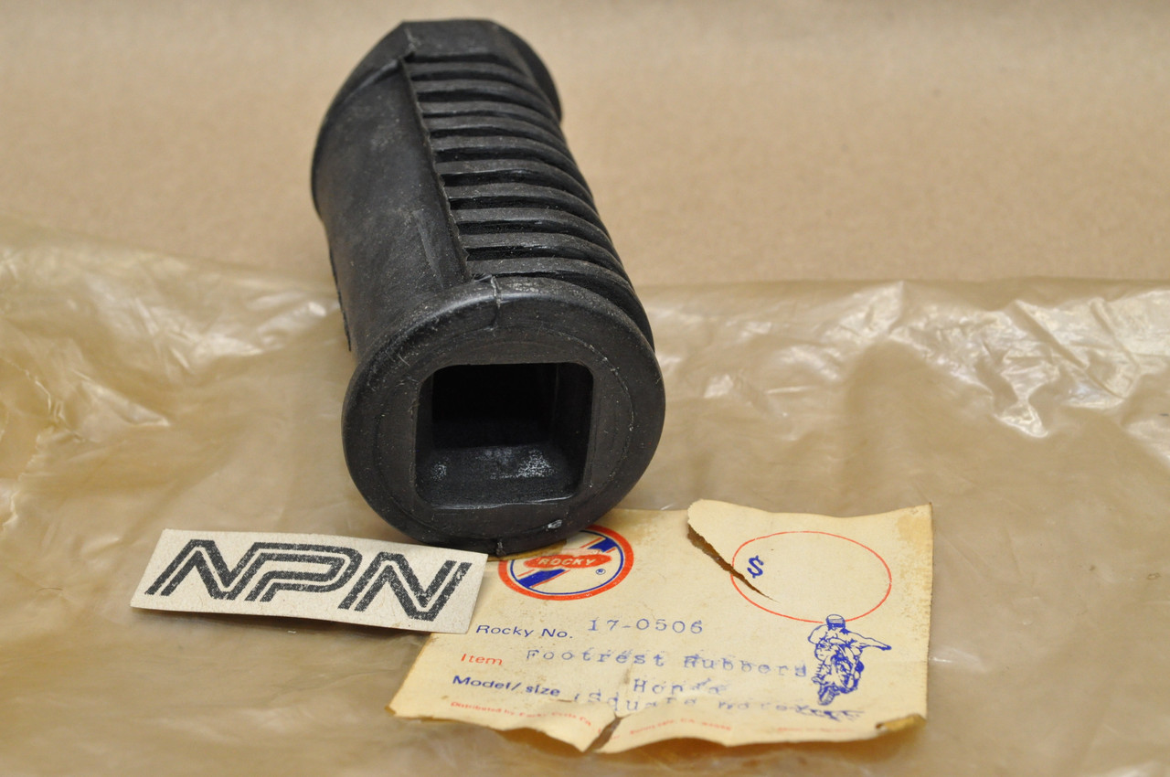NOS Honda NC50 SL175 SL350 SL70 Z50 Rocky Foot Peg Step Rubber 50661-312-000