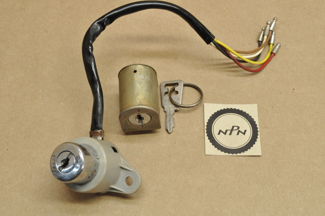 Vintage OEM Honda C102 CA102 Ignition Switch & Steering Lock w/ Key 35010-003-000
