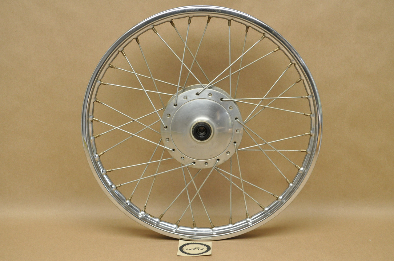 Vtg OEM Honda CA102 C102 C105 T CA105T Front Wheel Rim Hub Spoke 44601-011-000