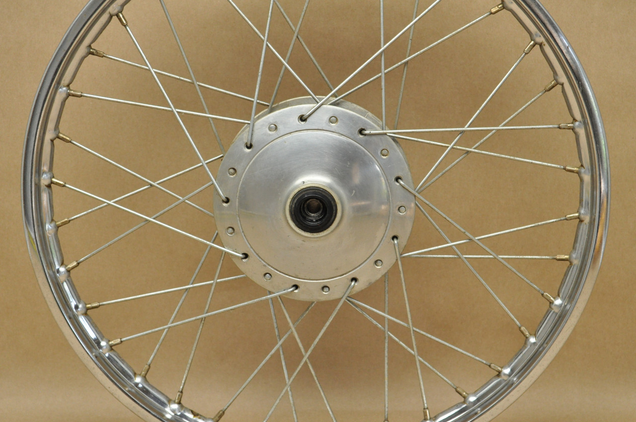 Vtg OEM Honda CA102 C102 C105 T CA105T Front Wheel Rim Hub Spoke 44601-011-000