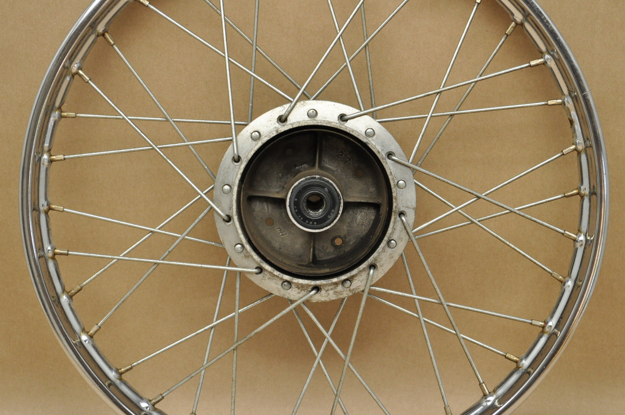 Vtg OEM Honda CA102 C102 C105 T CA105T Rear Wheel Rim Hub Spoke 44601-011-000