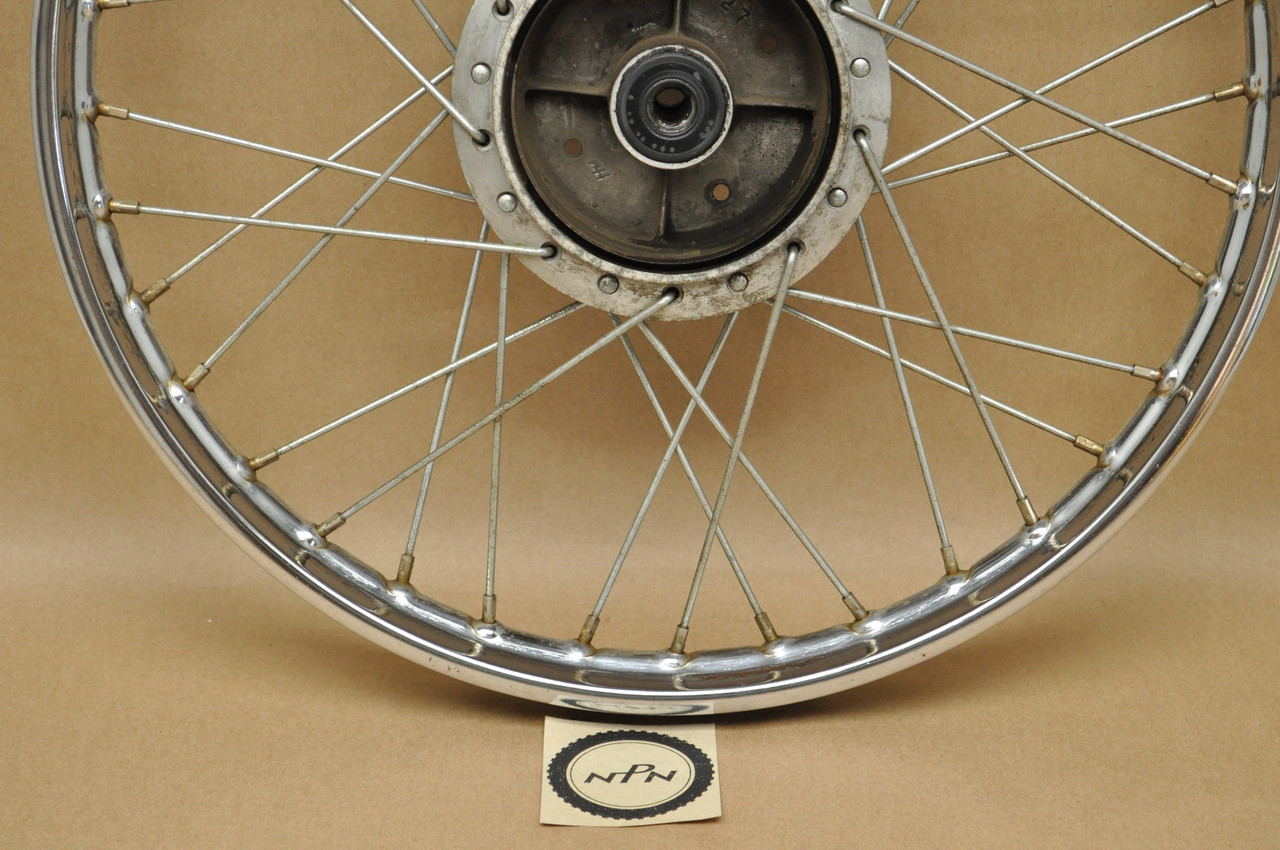 Vtg OEM Honda CA102 C102 C105 T CA105T Rear Wheel Rim Hub Spoke 44601-011-000