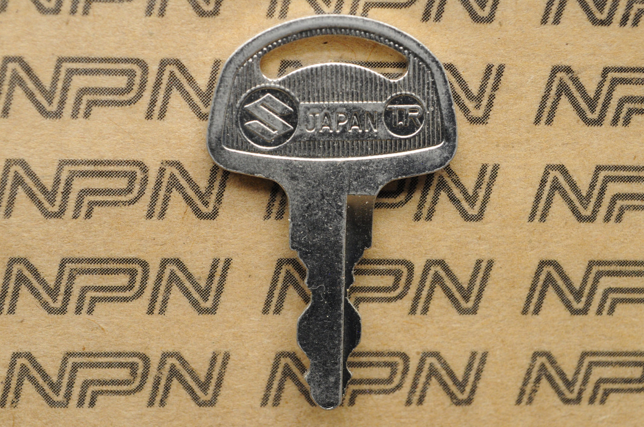 NOS Suzuki Motorcycle Ignition Lock Double Groove Key # 239