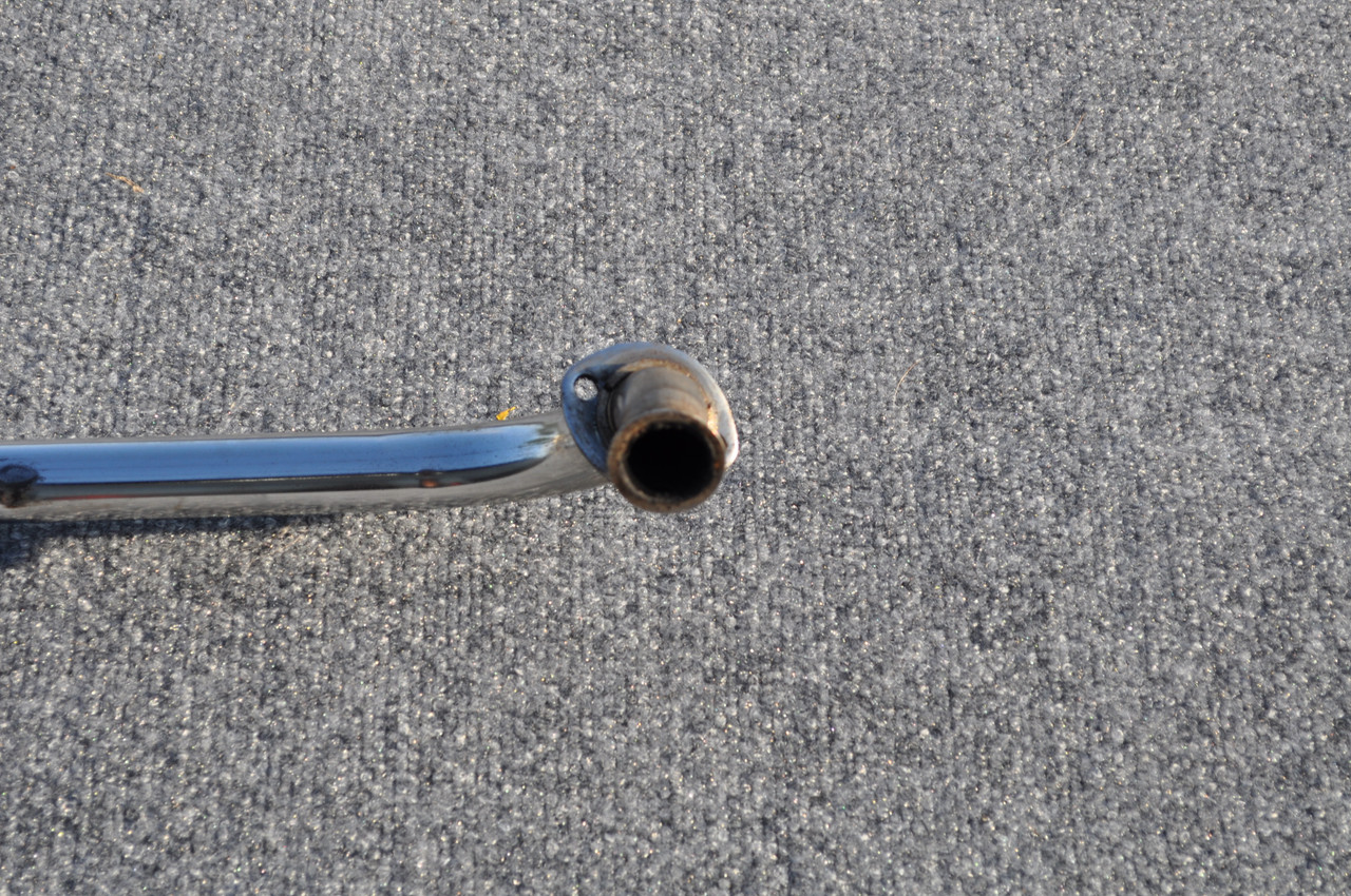 Vintage OEM Honda C100 C102 Exhaust Muffler Header Pipe Baffle 18300-001-107