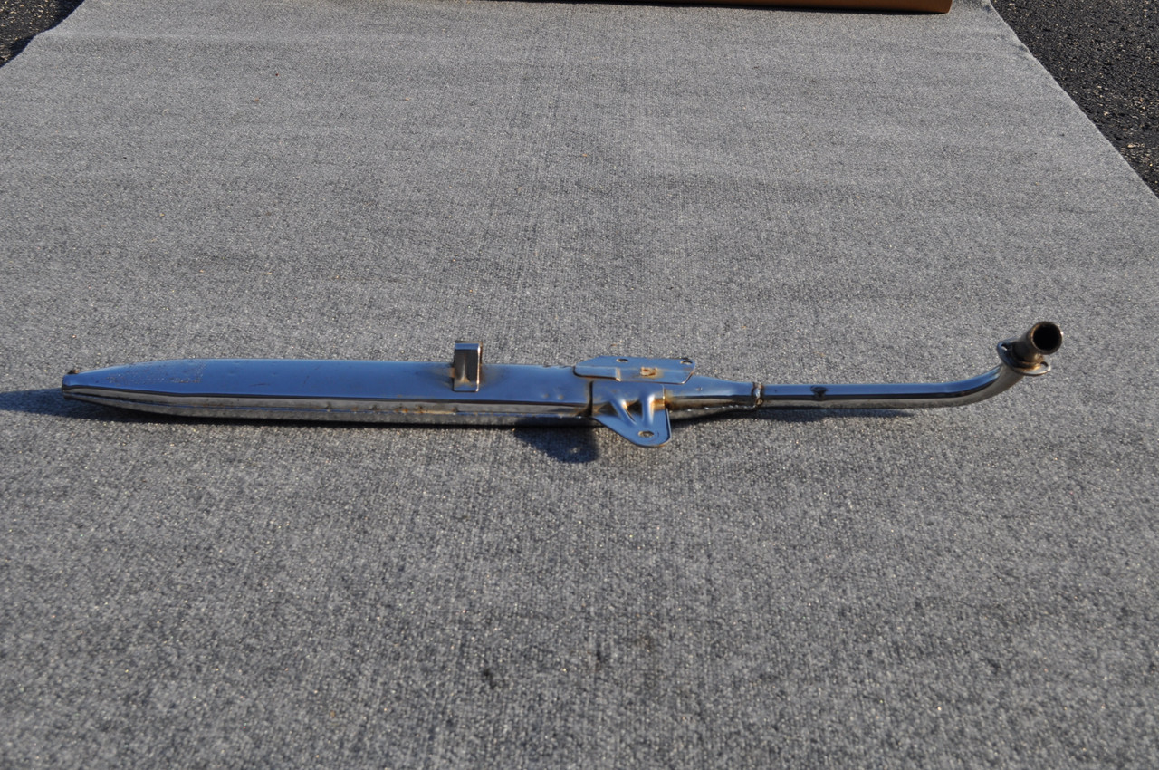 Vintage OEM Honda C100 C102 Exhaust Muffler Header Pipe Baffle 18300-001-107