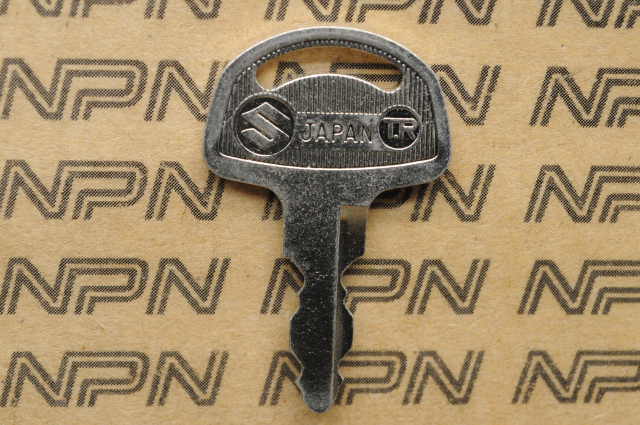 NOS Suzuki Motorcycle Ignition Lock Double Groove Key # 248