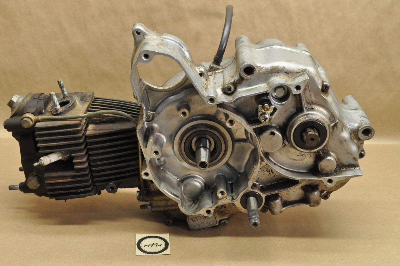 Vtg OEM Honda C102 Engine Motor Crank Case Cylinder Transmission Assembly #99808