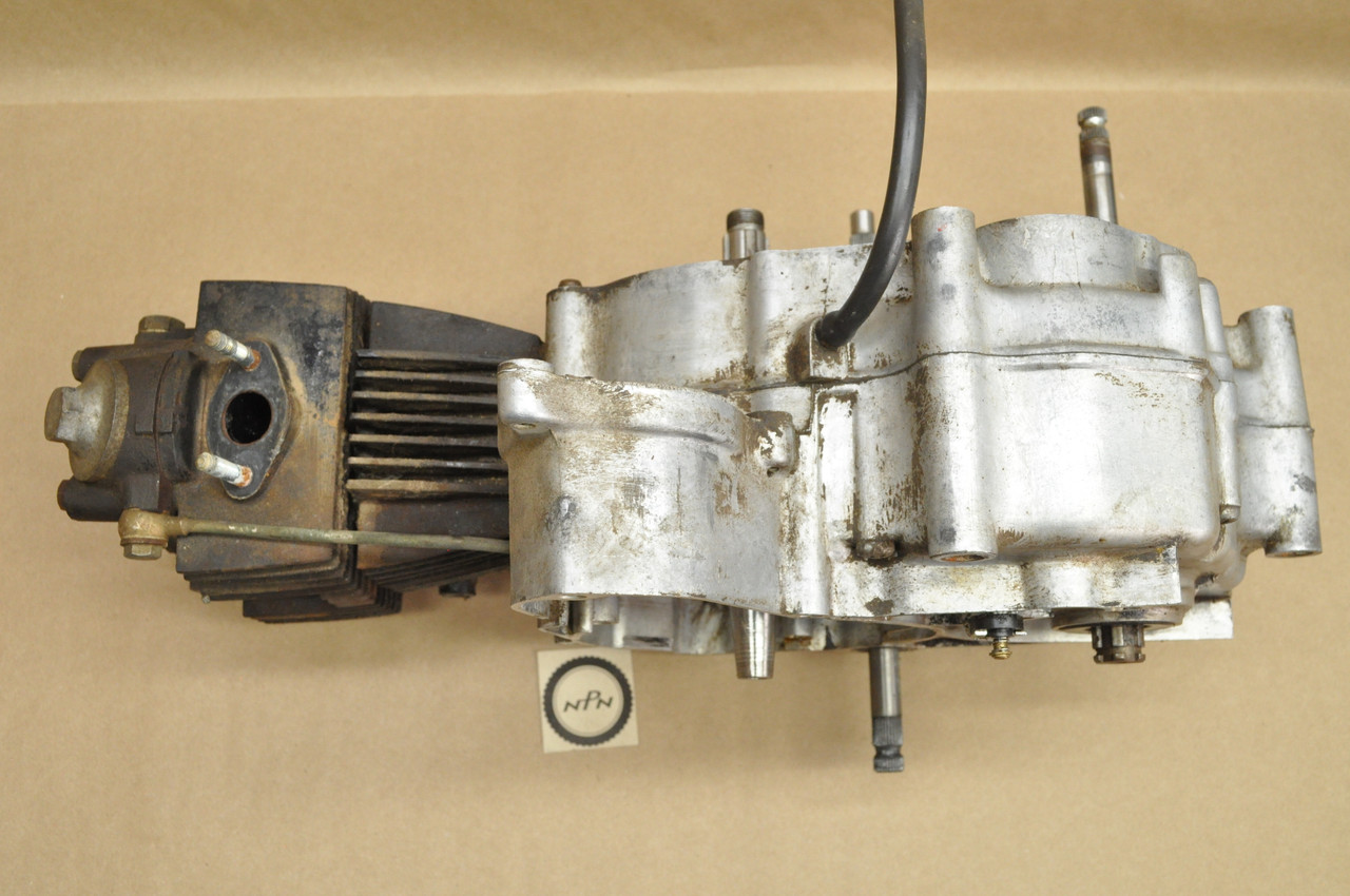 Vtg OEM Honda C102 Engine Motor Crank Case Cylinder Transmission Assembly #99808