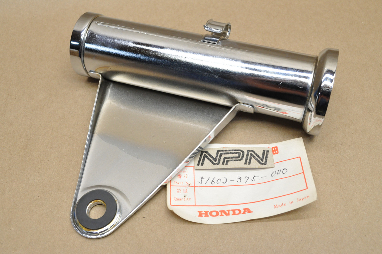 NOS Honda 1975-76 CB500 T Right Front Fork Ear Head Light Turn Signal Mount 51602-375-000