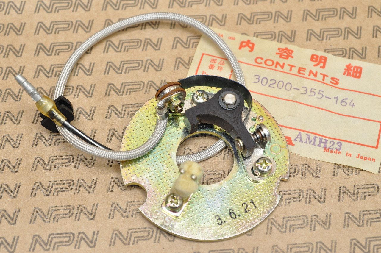 NOS Honda CT125 TL125 XL100 XL125 Points Contact Breaker Plate 30200-355-164