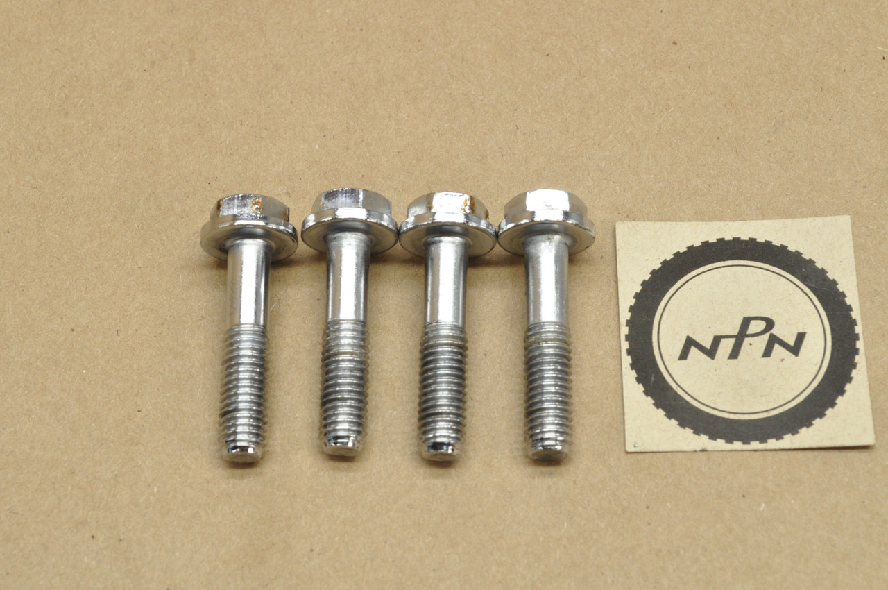 Vtg OEM Honda ATC250 CB750 GL1200 MT250 SL350 TRX250 XL250 Bolt Qty4 90111-362-000