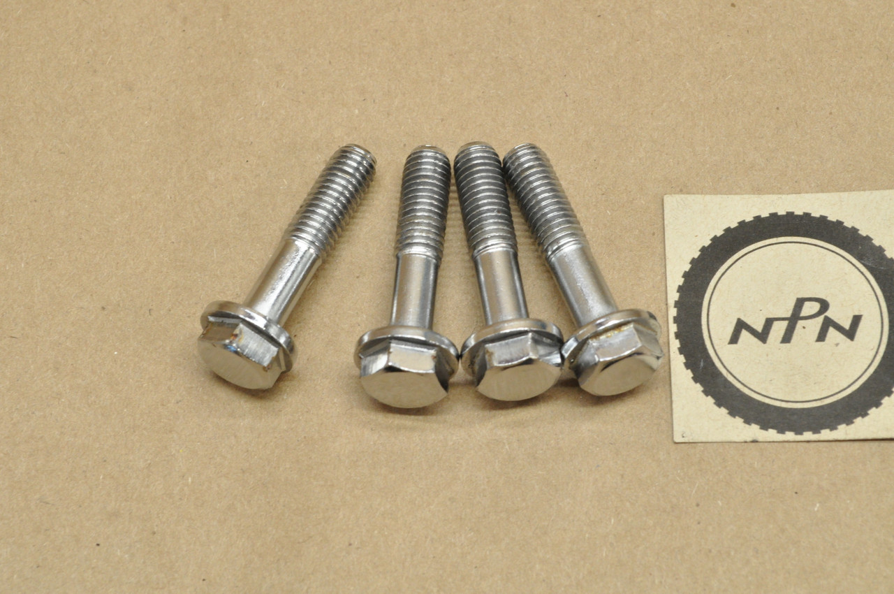 Vtg OEM Honda ATC250 CB750 GL1200 MT250 SL350 TRX250 XL250 Bolt Qty4 90111-362-000