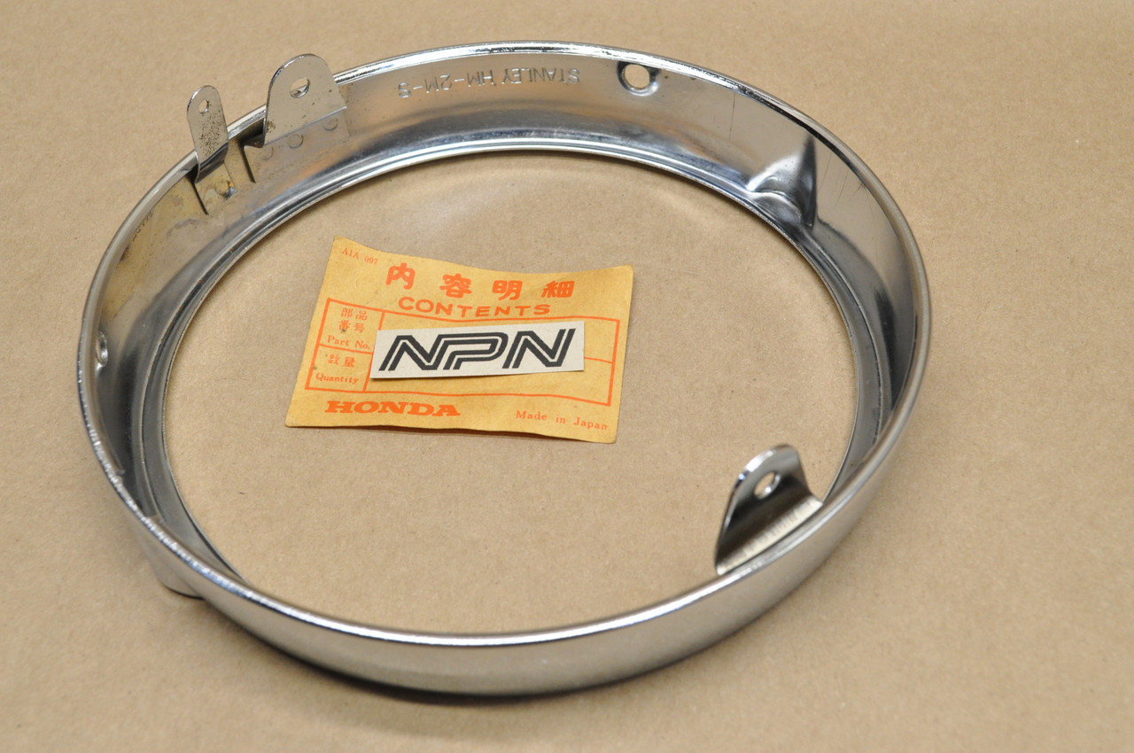 NOS Honda CB175 CB350 CL175 CL350 Chrome Head Light Bezel Ring 33101-286-670