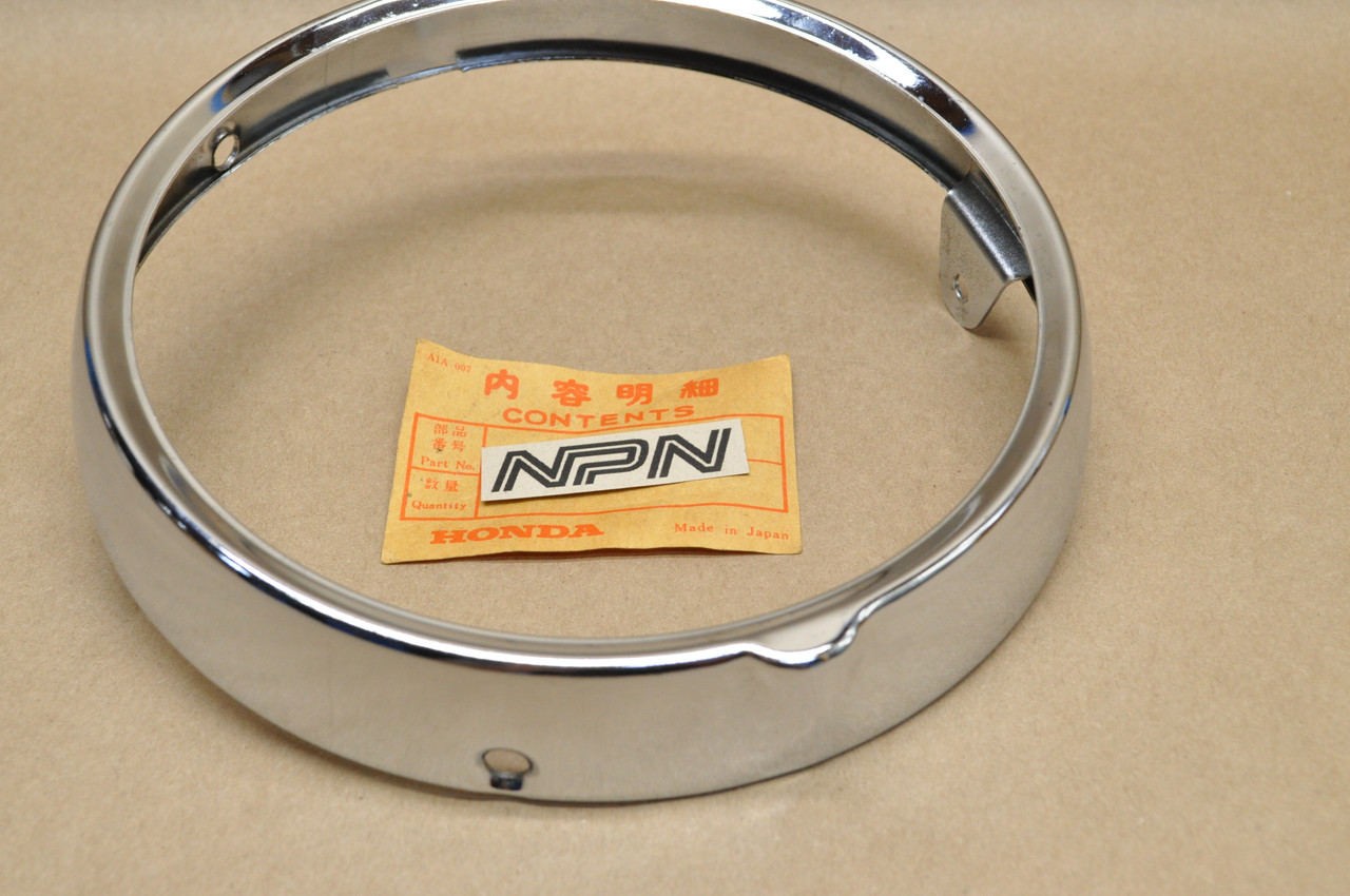 NOS Honda CB175 CB350 CL175 CL350 Chrome Head Light Bezel Ring 33101-286-670