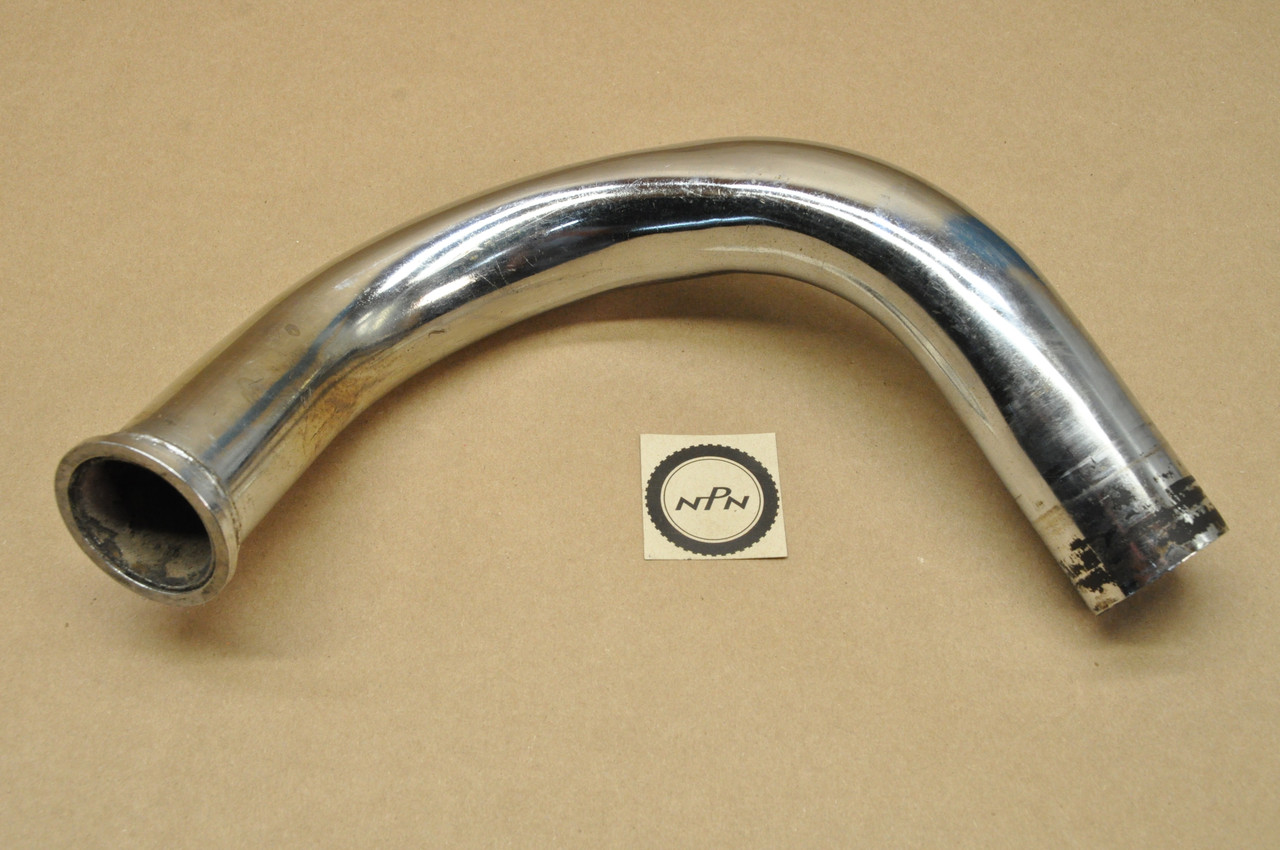 Vtg OEM Yamaha 1973-75 RD350 RD250 Right Exhaust Muffler Header Pipe 278-14621-00
