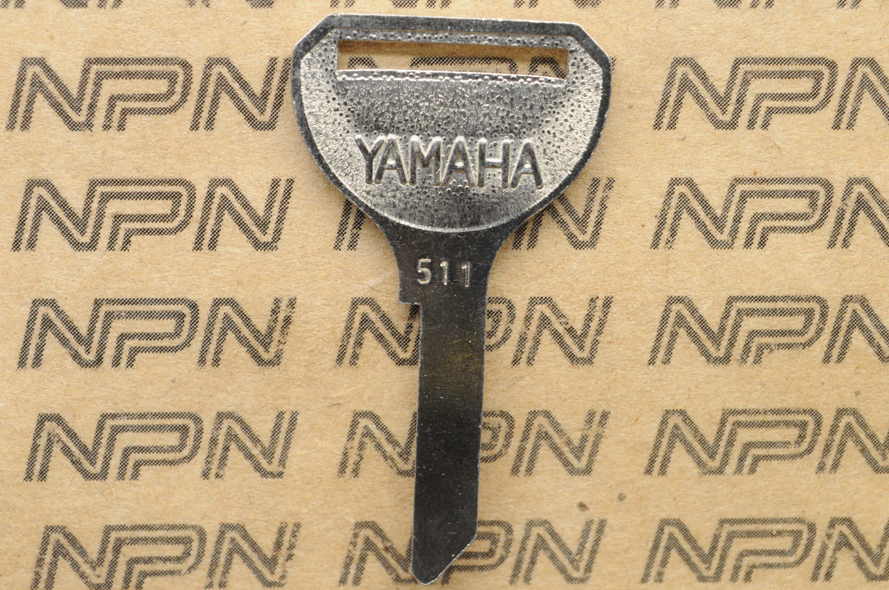 NOS Yamaha Ignition Switch & Lock Key Blank  90890-55913 # 511