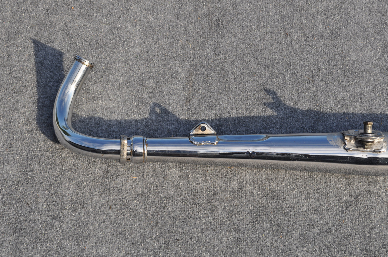 Vtg OEM Yamaha 1973-75 RD350 RD250 Left Exhaust Muffler Header Pipe Assy 360-14710-03